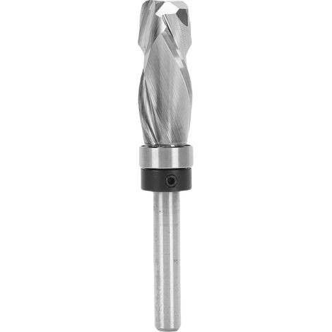 Mèche de routeur de garniture affleurante à Compression, tige de 1/4 pouces, modèle en spirale en acier au tungstène pour la coupe (1/5)