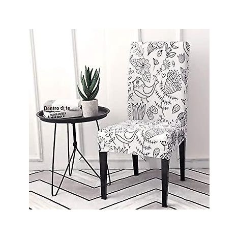 (1pcs,)housse De Chaise Extensible 4 Pices, Housse Chaise Salle A Manger Couverture De Chaise Lastique Revtement De Chaise Pour Maison Htel Mariag (1/5)