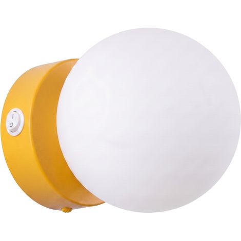 Apliques de pared Yoli amarillo acero/vidrio 1xG9 Sollux (1/5)