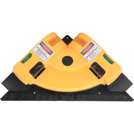 Niveau laser à angle droit 90° L-Square double bulle outil de mesure bois (1/5)