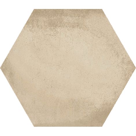 Carrelage effet chaux hexagone LAVERTON HEXAGONO BAMPTON ET BENENDEN Hexagone 26.6x23cm Beige - Mat - boîte de 0.50 m2 Hexagone 26.6x23 cm Beige - Ma (1/5)