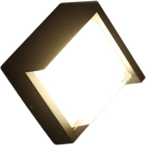 Applique da esterno, applique a LED da 12W per esterni, impermeabile IP65, applique decorativa per esterni per cortile, giardino, terrazzo, dintorni, muro, vialetto, patio, villa, corridoio (colore ca