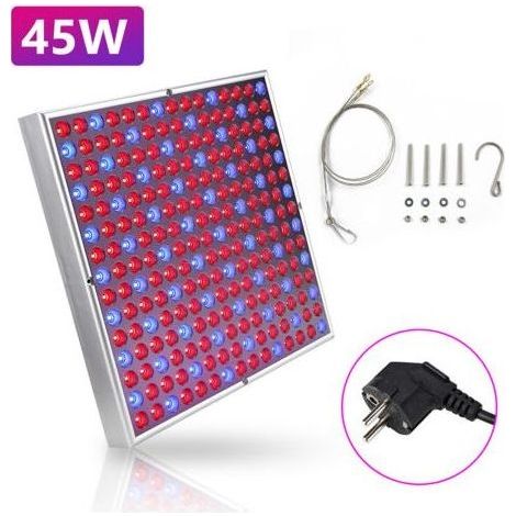 Lampe de croissance 45W lampe led horticole avec infrarouge IR lumières de plantes à spectre complet comme le soleil pour les plantes d'intérieur croissance et floraison haute (1/4)