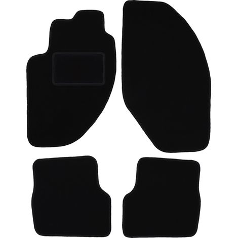 Schwarze Veloursmatten für: Alfa Romeo 166 Limousine (1998-2009) (1/5)