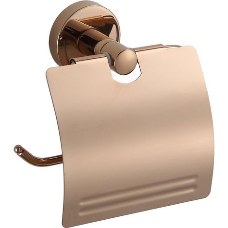 Mexen Remo portarotolo di carta igienica, oro rosa - 7050733-60 (1/2)