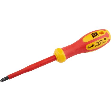 Tournevis RS PRO, Pointe PlusMinus / Modulo PZ2 type Standard, 80 mm ( Prix pour 1 ) (1/3)
