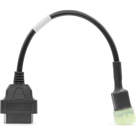 [Yue Xinghui] (Abtretung geistigen Eigentums) (ZH) 6-Pin auf 16-Pin OBD2-Konverterkabel für Kawasaki-Autos und -Motorräder, Schwarz (1/4)