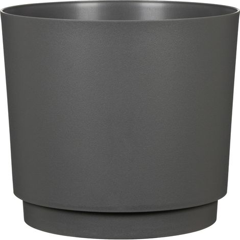 Scheurich Blumentopf Kunststoff Ø 14,9 x 13,3 cm nero