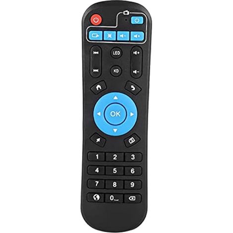 Akozon Télécommande pour boîtier décodeur, de Remplacement Set Top Box STB Remplacement T95Z Plus T95U Pro T95V Q QBOX Décodeur (1/5)