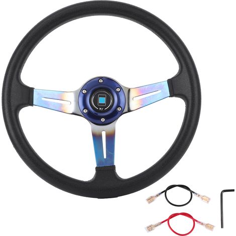 Jeffergarden Accessoire universel de remplacement en aluminium pour volant à la dérive sport 13,4 pouces pour voiture de course (1/5)