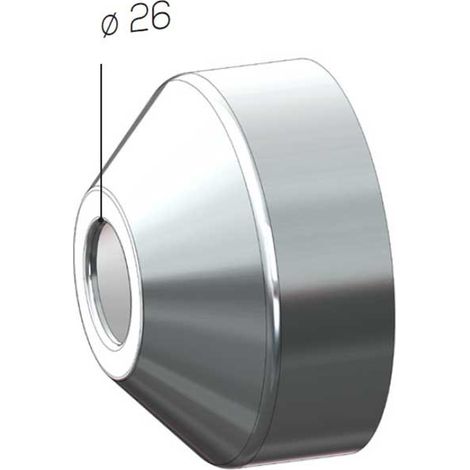 Rosone conico per tubo 1" d. 26 836E26 - - GHIDINI - - (1/2)