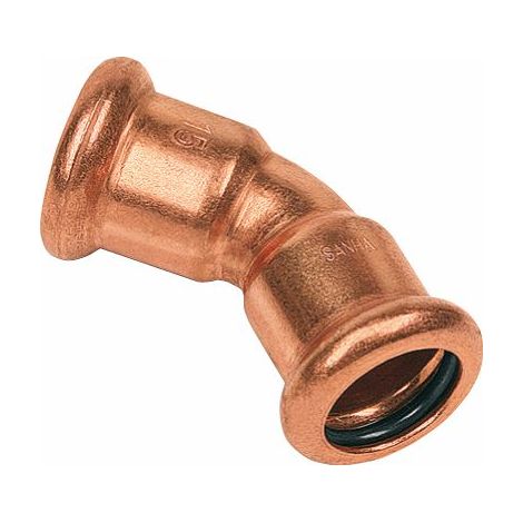 SANHA Pressfitting, Bogen 45Gr, 42mm Kupfer, Nr.6041 - 83067256 von Buderus