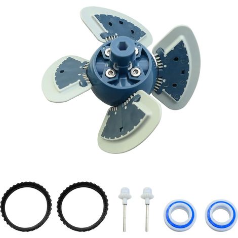 Kit de repuestos para limpiafondos Zodiac Barracuda MX6, MX8, MX6EL y MX8EL. Sustituye a las piezas con números R0526100, R0524900, R0527000 y R0525100. (1/4)