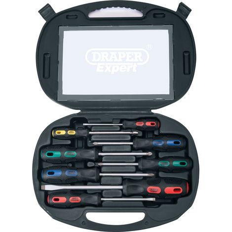 Draper 8-Piece General Purpose Screwdriver Set in BMC 40002 Durable Storage Case (1/5)