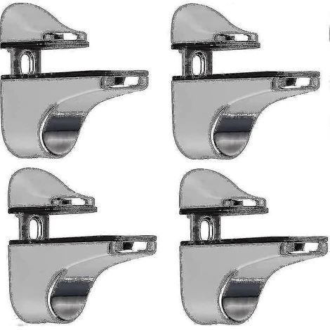 Verstellbare Glasregalhalterung, 4-teiliges Set, Wandklemme für Glas. – AquaForge