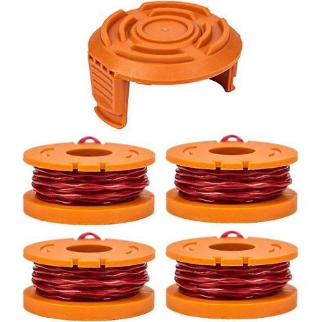 R2S WA0010+WA6531 peças para cortador de grama WORX WG150, WG151, WG163, carretel e tampa (1/5)