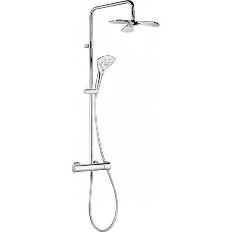 Kludi Fizz - Set de douche Dual Shower System, avec thermostat, chrome 6709605-00 (1/2)