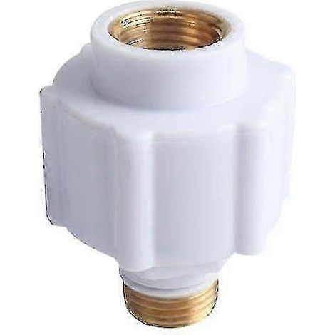 Deux composants blancs pour chauffe-eau de 6,5 x 5,2 cm, vanne de réparation universelle pour chauffe-eau électrique, dispositif de protection contre les fuites.