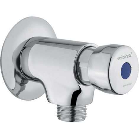 Grifo para urinario temporizado de pared con pulsador Idral Classic 08020/E-08020/1E sin tubo