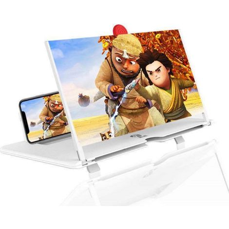 Loupe Pour Écran De Téléphone Portable - 16 Pouces - Grossissement 3x à 5x - Technologie Optique Haute Résolution - Compatible Tous Smartphones - 1 Pièce (1/5)