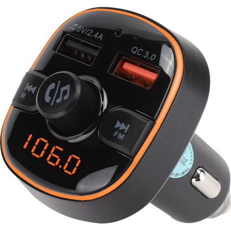 Kit lecteur MP3 mains libres Bluetooth 5.0 pour voiture BC52, transmetteur FM audio et modulateur (1/4)