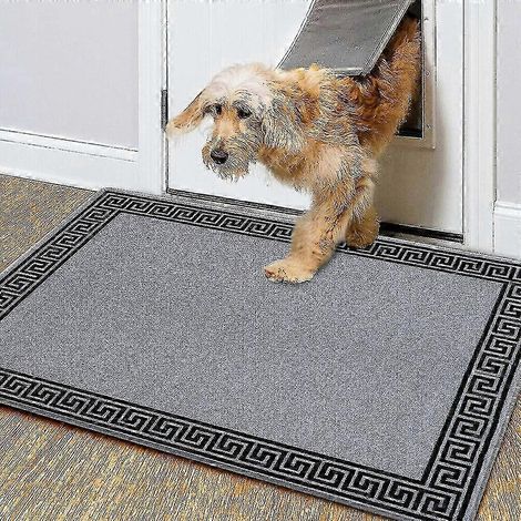 Tapis de porte d'intérieur antidérapants petits et grands lavables pour la cuisine gris SZRH A-V 40 x 60 cm SZRH AV