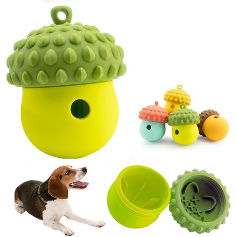 Jouet interactif détachable pour chien, idéal pour distraire, stimuler la croissance lente des chiens, distribuer les aliments, divertir et enrichir leur environnement, pour chiens de petite et moyenn