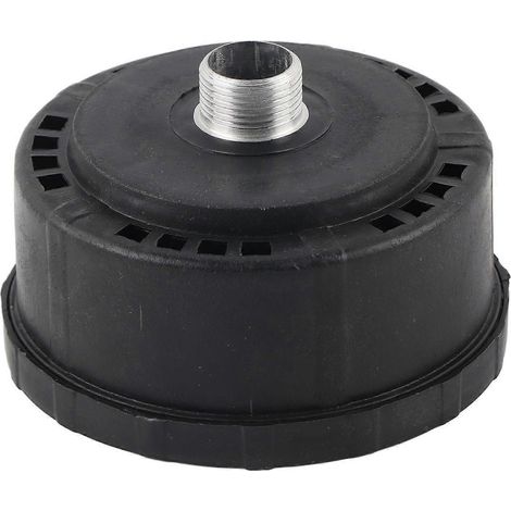 Luftkompressor-Schalldämpfer, Kunststoffgehäuse, runder Schalldämpfer, 3/4 Zoll (25 mm) Filter, Einlassdurchmesser 80 mm