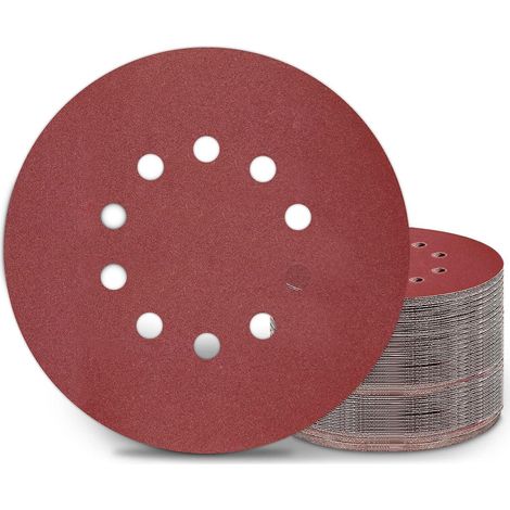 Schleifpapier 225mm Klett P180 10 Loch für Trockenbauschleifer (50 Stück) (1/5)
