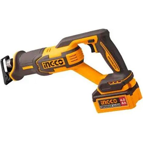 Sierra sable inalámbrica INGCO CRSLI2108 20V P20S 1 hoja para madera + 1 hoja para metal