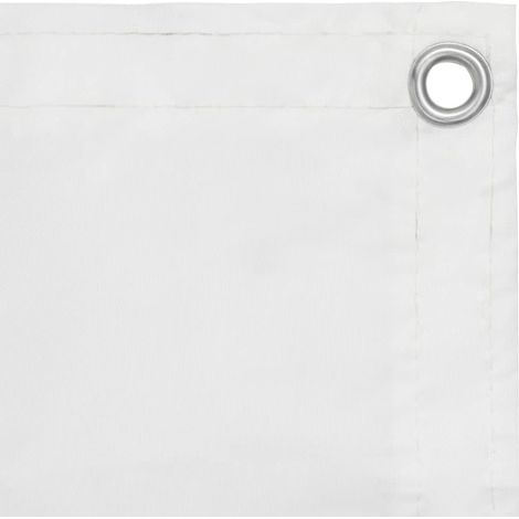 Maison Exclusive - Balkon-Sichtschutz Weiß 120x300 cm Oxford-Gewe