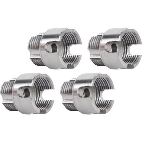 Lot de 4 filières pour tubes intérieurs extérieurs en acier rapide durci queue hexagonale 1/4 pouce G3/4 outil de filetage PVC (1/5)