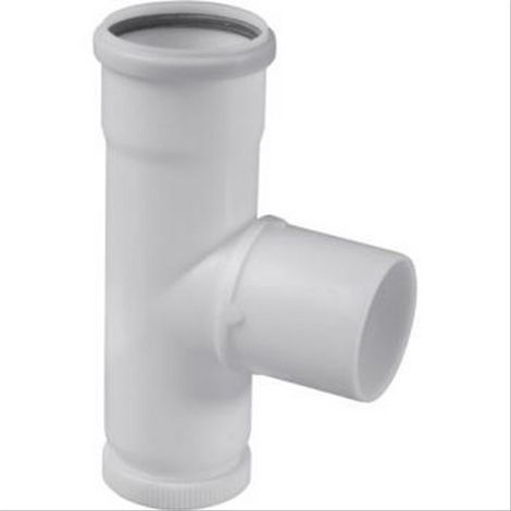 Té PP TEN de visite avec tampon Ø80mm