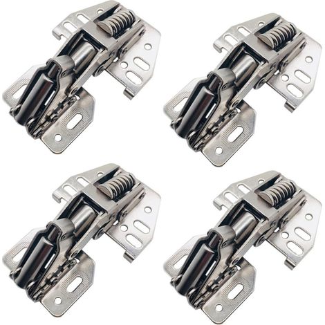 Charnières à fermeture douce pour placards de camping-car,caravane et remorque,Lot de 4 charnières pour placards en hauteur,Modèle hydraulique (1/5)