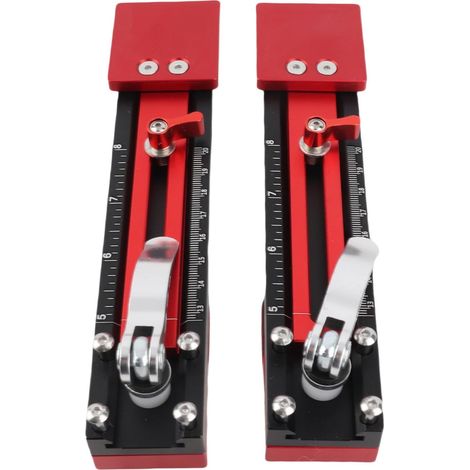 Outil De Parement, 2 Pièces Kit de Montage Bardage Exterieur, 8 pouces Jauge Réglables en Alliage d'aluminium, pour Panneaux de Bardage en Fibrociment (1/5)