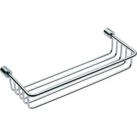 Cesta de ducha cromada minimalista 31 cm (1/2)