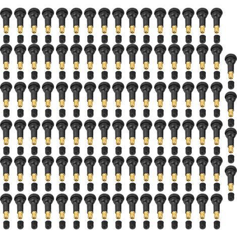 Ej.Life 100 pièces de rechange universel pour moto de voiture Snap dans la tige de valve de pneu de pneu (TR413) Autres pièce de rechange pour voiture A (1/5)