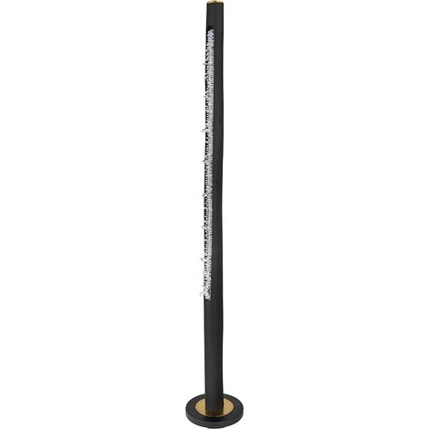 Stehleuchte Standlampe LED Standleuchte Kristalle Wohnzimmer Holz dimmbar, Metall, 15W 980lm warmweiß, DxH 23x151 cm