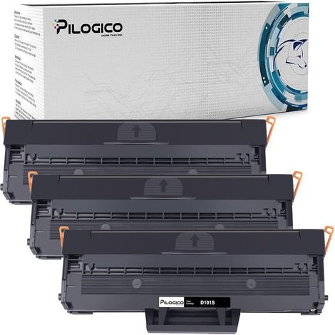 Kit 3 Toner Compatibili Samsung MLT-D101S Nero 1500 Pagine