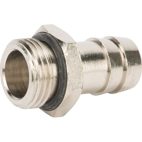Racor empalme manguera rosca macho BSP con t贸rica 17 mm x 1/2" UNIVERSAL HCMPOR1712 (1/2)