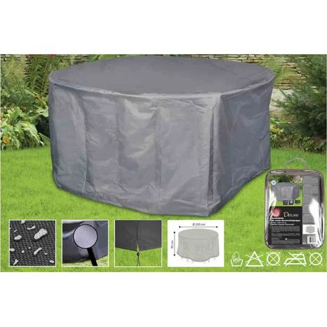 Copertura Rotonda per Mobili da Giardino, 200x95cm, Impermeabile (1/2)