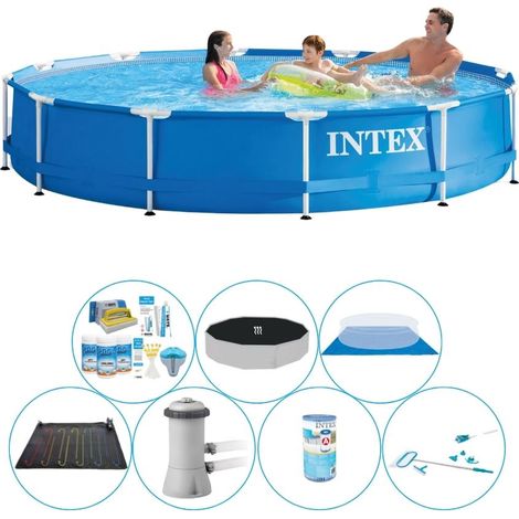 Intex Piscine Tubulaire Ronde - 366x76 cm - 7-pièces S20438 (1/5)