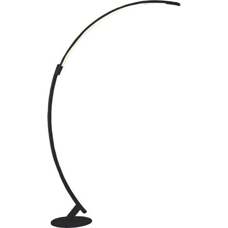 LAMPARA LED DE PIE PLEGABLE 2 POSICIONES 28W 3000K 100º 230V NEGRO (1/4)