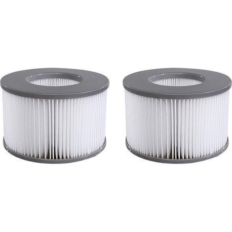 Mspa-Filter, Ersatzfilter für aufblasbare Whirlpool-Pools, Badewannenfilter (2 Stück) (1/5)