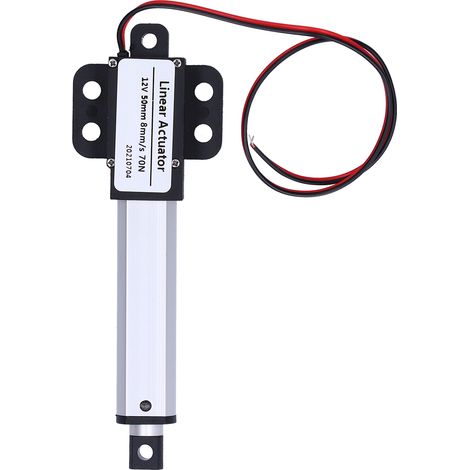 Linear Actuator 50mm 12v DC Low Noise Internal Limit Switch Mini Electric Linear Actuator Motor for Automotive Industry8mm/s-70N
