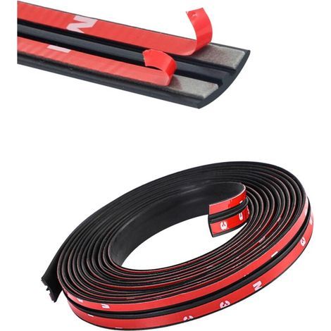 Joint Voiture,Bande D'Étanchéité Autocollante Universelle en T,Joint Porte Voiture Caoutchouc pour Coffre Portieres Compartiment Moteur,Convient à la Plupart des Voitures,Camions(10Feet) (1/5)