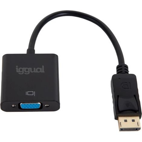 Iggual adaptador displayport (m) a vga (h)