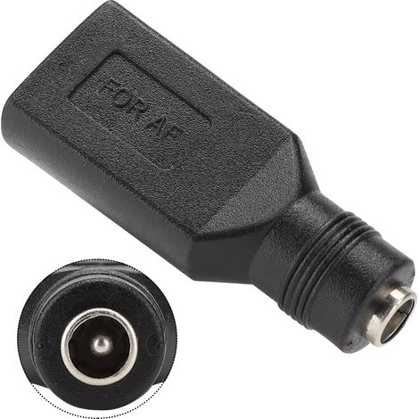 5 Adaptateurs USB Femelle Mini vers DC 5.5x2.1 Femelle pour Charge