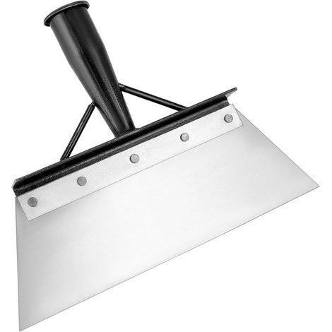 Raspador de suelos de 300 mm - Pala manual de jardín, raspador de hielo y pintura, herramienta de limpieza de acero al manganeso. (1/5)