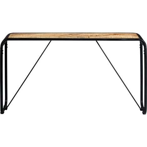 Maison Exclusive - Tavolo Consolle 140x35x76 cm in Legno Massello di Mango Grezzo